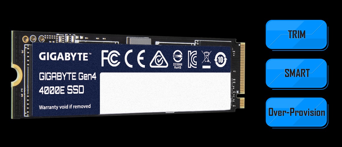GIGABYTE Gen4 4000E SSD 1TB - Image 4
