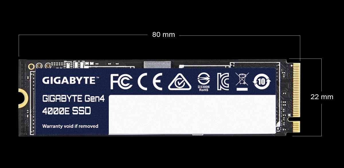 GIGABYTE Gen4 4000E SSD 1TB - Image 5